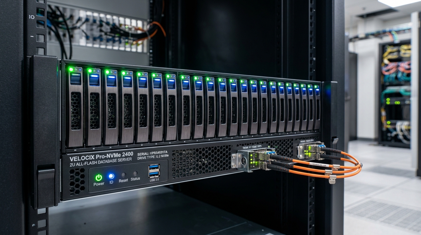 Dedicated Single-Tenant 24-Bay NVMe Server Chassis & Fiber Uplinks